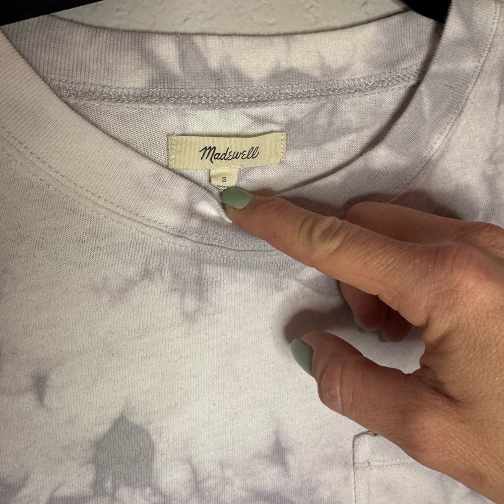 Madewell Tie Dye Tee Dress Small - Picture 2 of 6